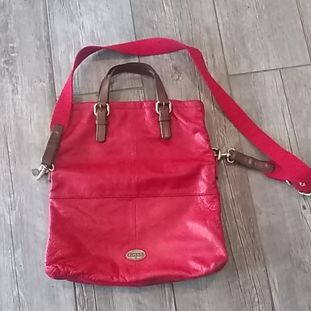 Leather bag Fossil great condition